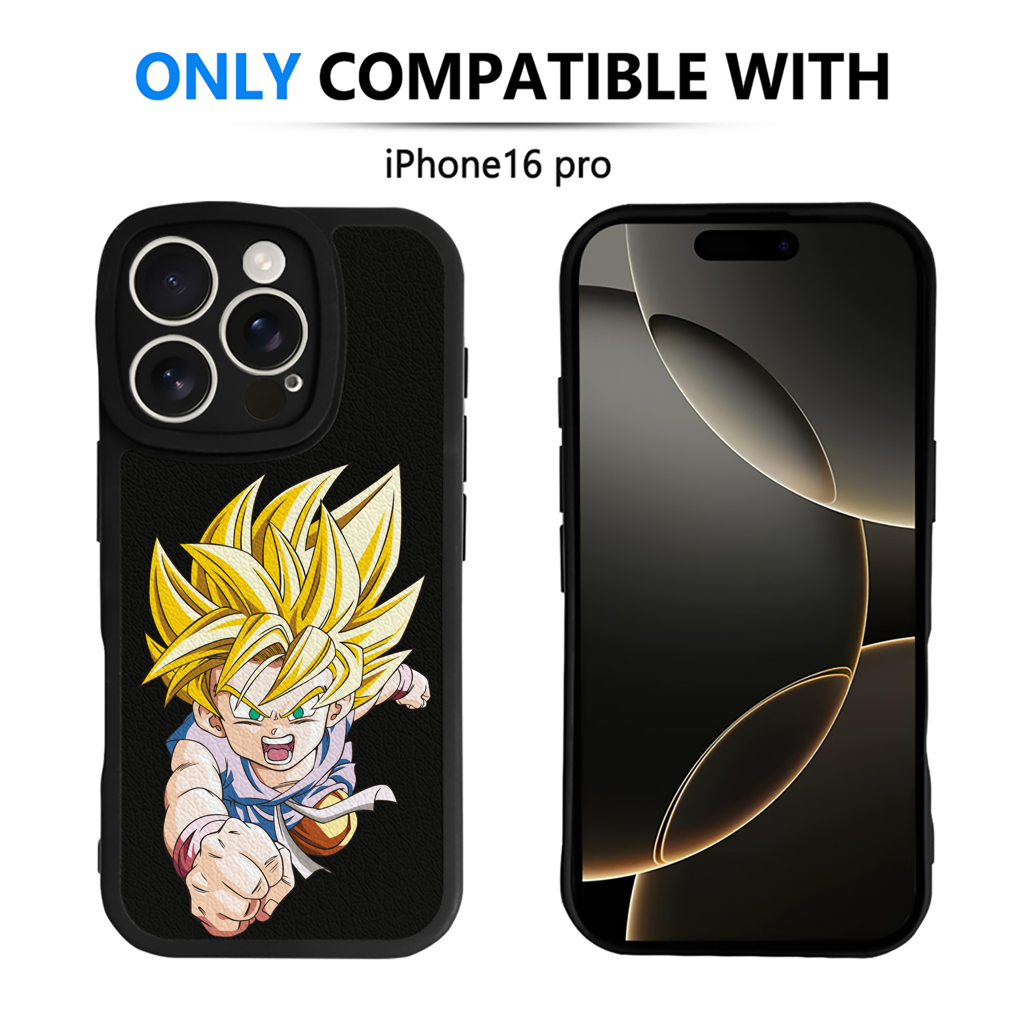 （画像用） ドラゴンボール ベジット DRAGON BALL Vegetto 【iPhone 16シリーズ対応】シリコンスマホケース（レザー調） 材質：シリコン